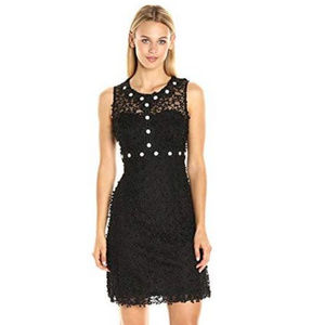 Taylor Dresses Embroidered Daisy Lace Sheath 10